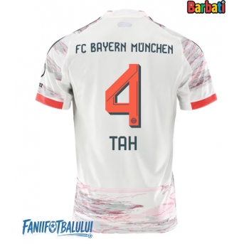 Bayern Munich Jonathan Tah #4 Tricou Fotbal Replică 2025-26 Barbati Deplasare
